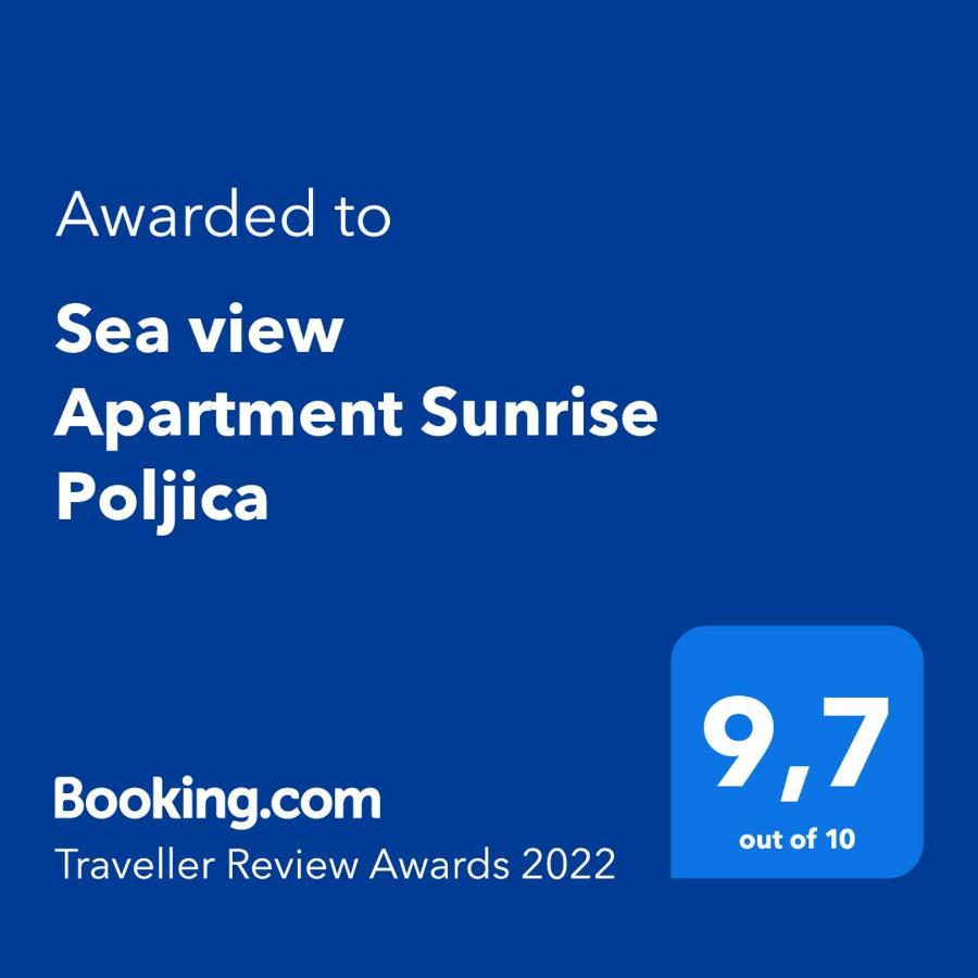 Sea View Apartment Sunrise Poljica & Blue Lagoon Rent A Boat Bagian luar foto